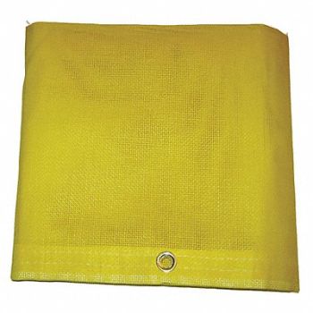 MAURITZON Mesh Tarp Yellow 6 x 8 ft Cut Size, 48NV36