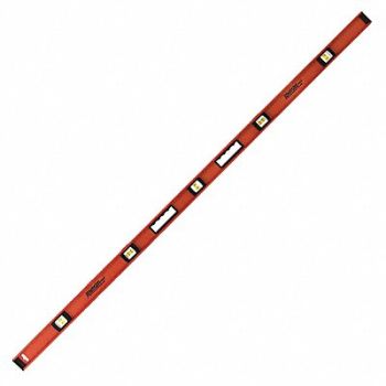 JOHNSON I-Beam Level Number of Vials 5 72 in L, 48PG04