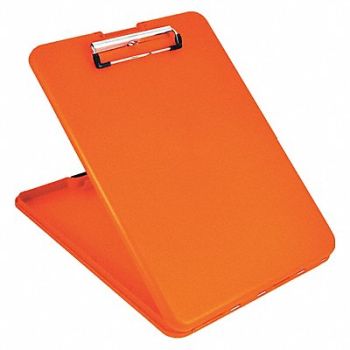 SAUNDERS Storage Clipboard Letter Sz Plastic Orng, 48PP93