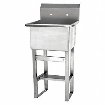 SANI-LAV SaniLav Utility Sink Rect 18inx18inx12in, 48PY19