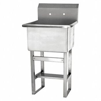 SANI-LAV SaniLav Util Sink Square 24inx24inx12in, 48PY20