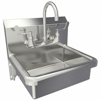 SANI-LAV SaniLav Hand Sink Rect 16inx12-1/2inx6in, 48PY37