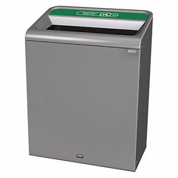 RUBBERMAID COMMERCIAL PRODUCTS Recycle Container Rectangle 45 gal Gray, 48PZ42