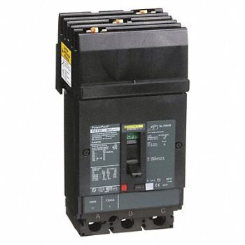 SQUARE D Molded Case Circuit Breaker 600V 100A, 48R081