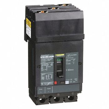 SQUARE D Molded Case Circuit Breaker 600V 70A, 48R134
