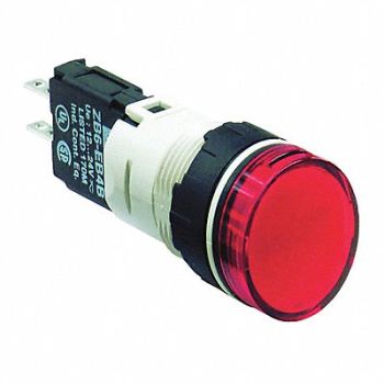 SCHNEIDER ELECTRIC Pilot Light Complete LED Red, 48R911