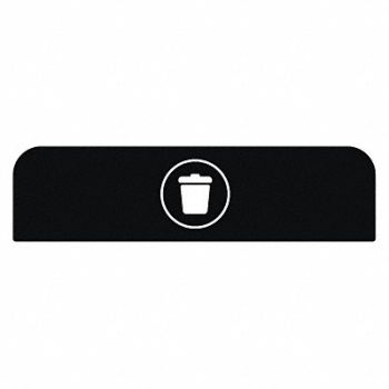 RUBBERMAID COMMERCIAL PRODUCTS Recycling Sign 8-1/2 H 1-25/32 W PK5, 48RA39