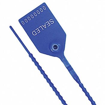 UNIVERSEAL Pull-Tight Seals Blue Plastic PK100, 55NA60