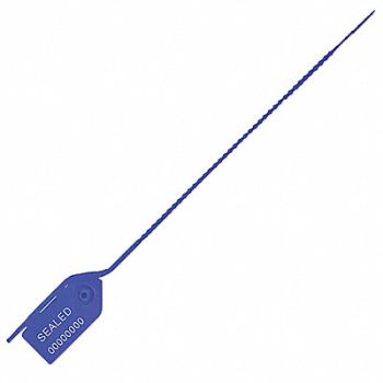 UNIVERSEAL Pull-Tight Seals Blue Plastic PK100, 55NA65