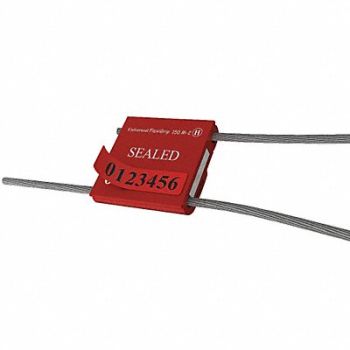 UNIVERSEAL Cable Seals Red Anodized PK50, 48RC11