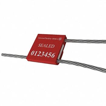 UNIVERSEAL Cable Seals Red Anodized PK50, 48RC15