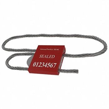 UNIVERSEAL Cable Seals Blue Anodized PK20, 48RC24