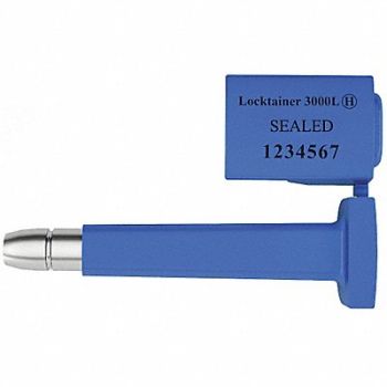 UNIVERSEAL Bolt Seals Blue Plastic PK50, 48RC29