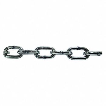 PEWAG Chain 100 ft L Trade Size 1/2 in., 48RC73