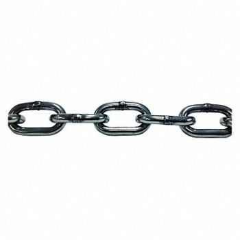 PEWAG Chain 100 ft L Trade Size 3/8 in., 48RC93