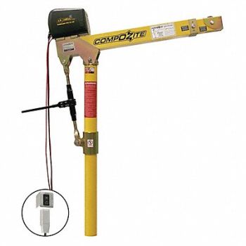 OZ LIFTING PRODUCTS Davit Crane 1200 lb 22in to 66in Reach, 48RD47