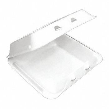 PACTIV Disp Carry-Out Ctnr 9in W WH PK150, 48RD83