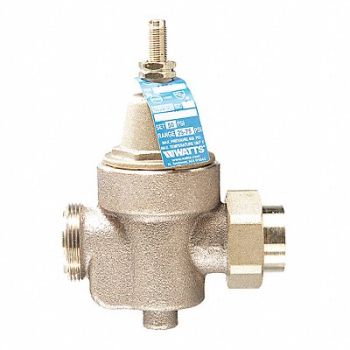 WATTS REGULATOR Water Pressure Reducing Valve 4-7/8 in.L, 48RJ75