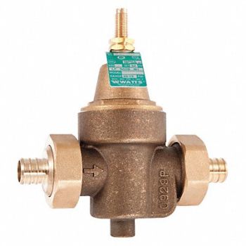 WATTS REGULATOR Water Pressure Reducing Valve 5-1/4 in.L, 48RJ77