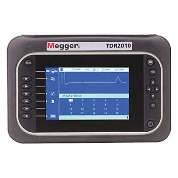 MEGGER Time Domain Reflectometer LCD IP54 2 Ns, 48RM73