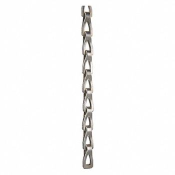 PEERLESS Chain Sash Flat 100 ft 225 lb Weldless, 48RR66