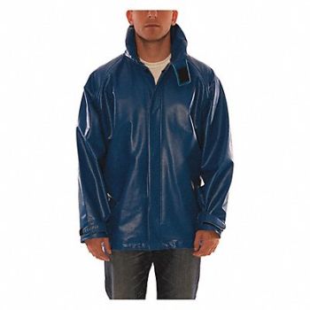TINGLEY Flame-Resistant Jacket Blue 4XL 32 in L, 48RT41