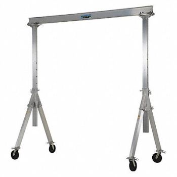 VESTIL Adjustable Alum Gantry Crane 4K 8 x 12, 44PJ91