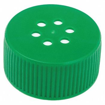 CELLTREAT Roller Bottle Cap HDPE Narrow Green PK24, 48TD47