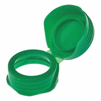 CELLTREAT Centrifuge Tube Cap HDPE Green PK1000, 48TD53