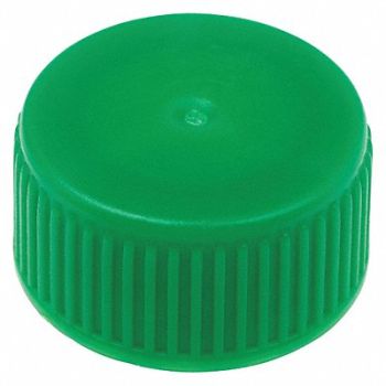 CELLTREAT Centrifuge Tube Cap HDPE Green PK500, 48TD55