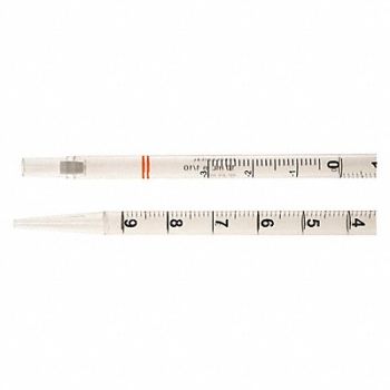 CELLTREAT Pipette Orange Class A 34.5 cm L PK200, 48TE06