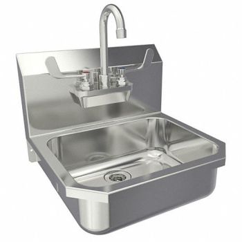 SANI-LAV SaniLav Wall Mnt Sink Rect 14inx11inx5in, 48TF47