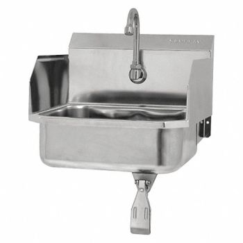 SANI-LAV SaniLav Wall Mnt Sink Rect 14inx11inx5in, 48TF52