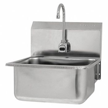 SANI-LAV SaniLav Wall Mnt Sink Rec 19inx16inx10in, 48TG19