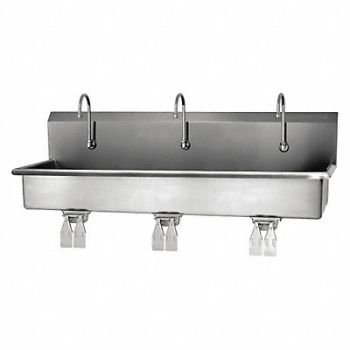 SANI-LAV SaniLav Wash Sta Rect 57inx16-1/2inx8in, 48TH24