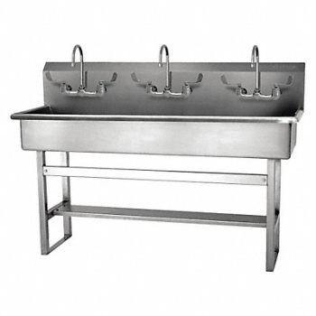 SANI-LAV SaniLav Wash Sta Rect 57inx16-1/2inx8in, 48TH32