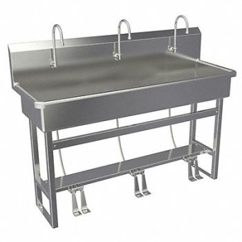 SANI-LAV SaniLav Wash Sta Rect 57inx16-1/2inx8in, 48TH34