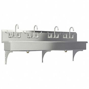 SANI-LAV SaniLav Wash Sta Rec 80inx16 1/2inx8in, 40D744