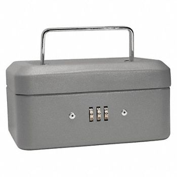 BARSKA Cash Box Compartments 4 2 in H, 48TJ85