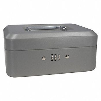 BARSKA Cash Box Compartments 4 2-1/4 in H, 48TJ86