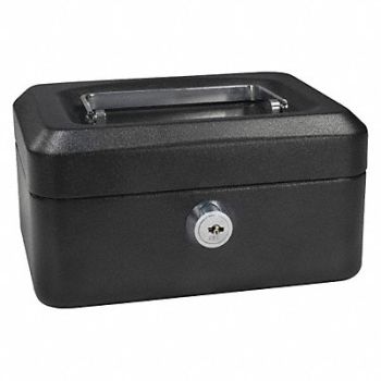 BARSKA Cash Box Compartments 3 2 in H, 48TJ89