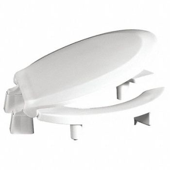 CENTOCO Toilet Seat Round Bowl Open Front White, 48TK95