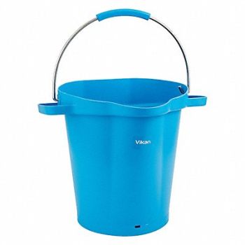 VIKAN J5101 Hygienic Bucket 5 1/4 gal Blue, 48TP26