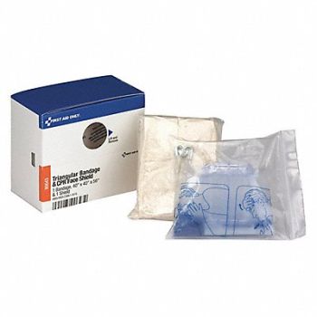 FIRST AID ONLY First Aid Kit Refill White 1-1/2 in W, 48UE33