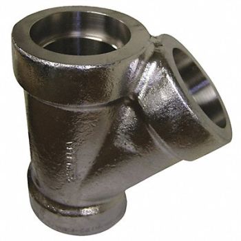GRAINGER APPROVED 45 Lateral Wye 304 SS 2 in Pipe Size, 48UG59