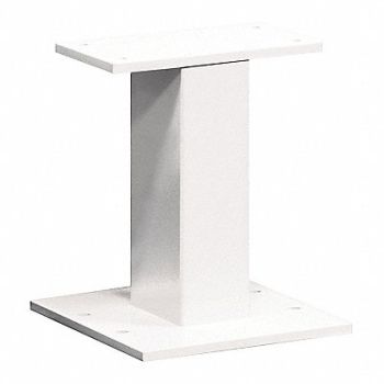 SALSBURY INDUSTRIES Standard Pedestal White 16-1/2in H 15 lb, 48UH87
