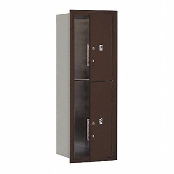 SALSBURY INDUSTRIES Mailbox 4C Bronze 41in H 65 lb Alum, 48UJ47