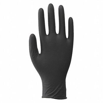 CONDOR Disposable Gloves Nitrile L PK100, 48UM41