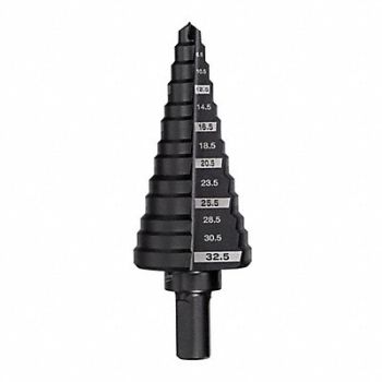 MILWAUKEE Step Cone Drill 5mm to 32.5mm HSS, 48UT23