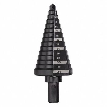 MILWAUKEE Step Cone Drill 6mm to 35mm HSS, 48UT24